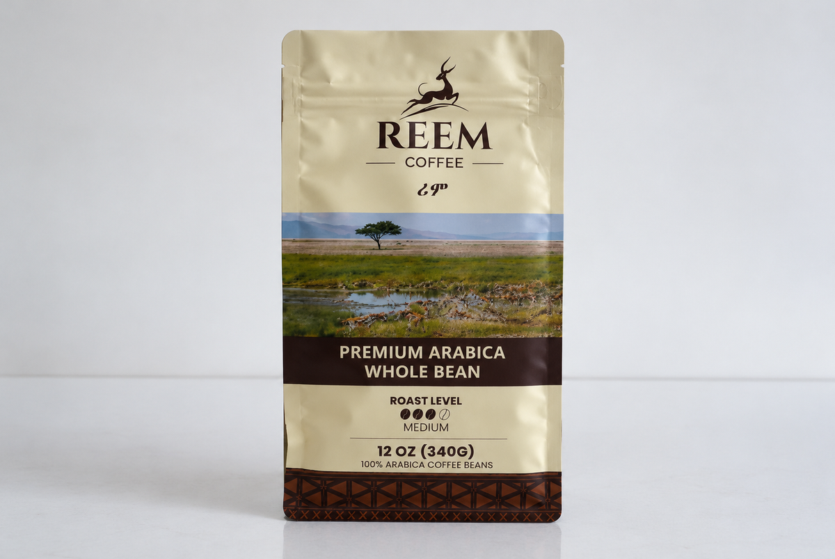 Ethiopian Medium Roast — Whole Bean (12oz)